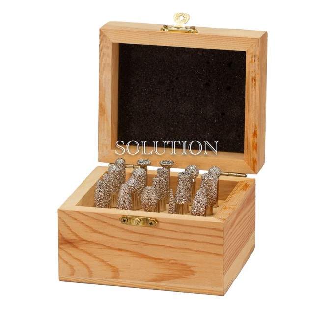 Set of diamond cutters coarse coating 20 pcs