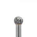 Burr type D (sphere) 10х9х6 mm
