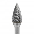 Burr type G (pointed parabola) 12x25x6 mm