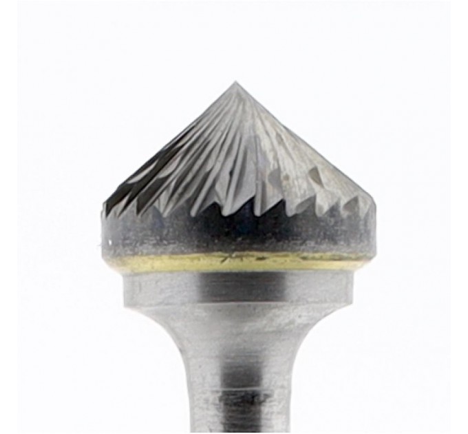 Burr type K (taper - 90°) 10x5x6 mm