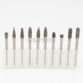 Set of carbide burrs 4x3 (B,C,D,E,F,G,H,L,M,N) 10 pcs