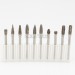 Set of carbide burrs 4x3 (B,C,D,E,F,G,H,L,M,N) 10 pcs