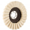 Felt petal circle Ø125x10x22mm 80% wool