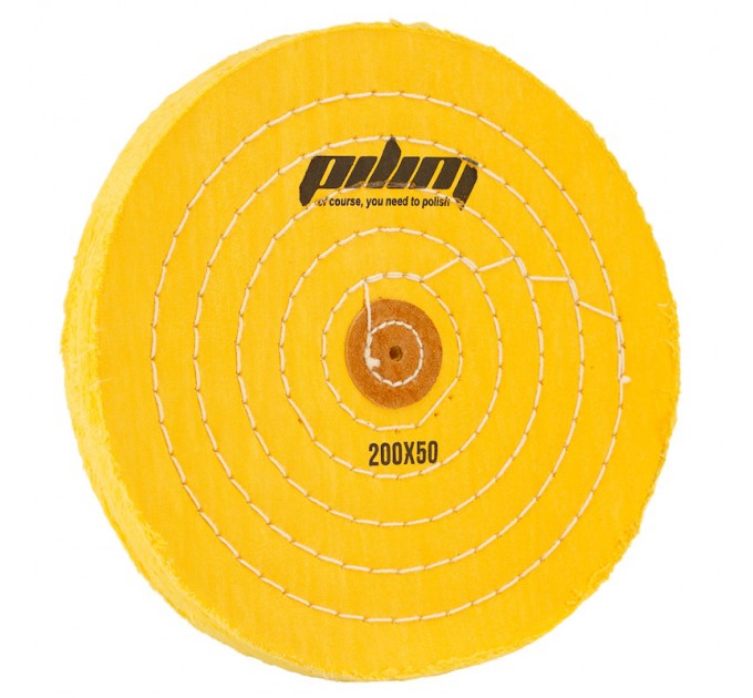 Medium-stiff muslin circle with leather heel ⌀200, 50 layers