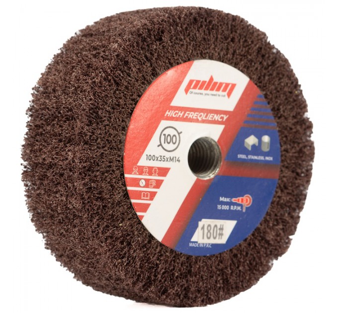 Scotch-brite for angle grinder 100x35 M14 P180