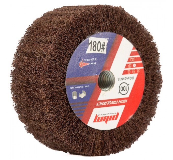 Scotch-brite for angle grinder 100x40 M14 P180
