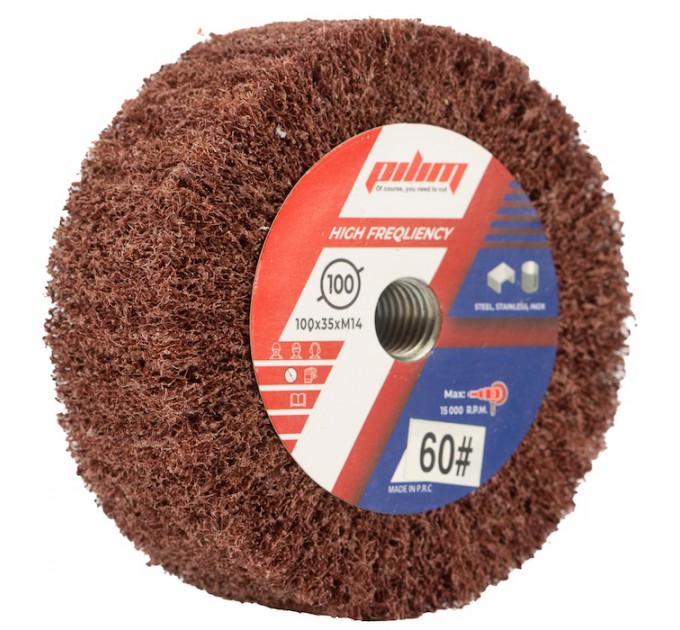 Scotch-brite for angle grinder 100x35 M14 P60