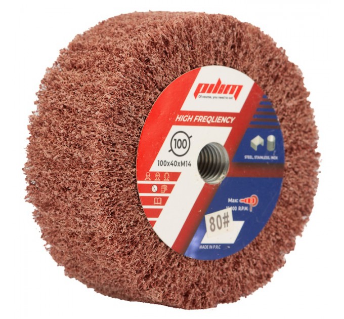 Scotch-brite for angle grinder 100x40 M14 P80