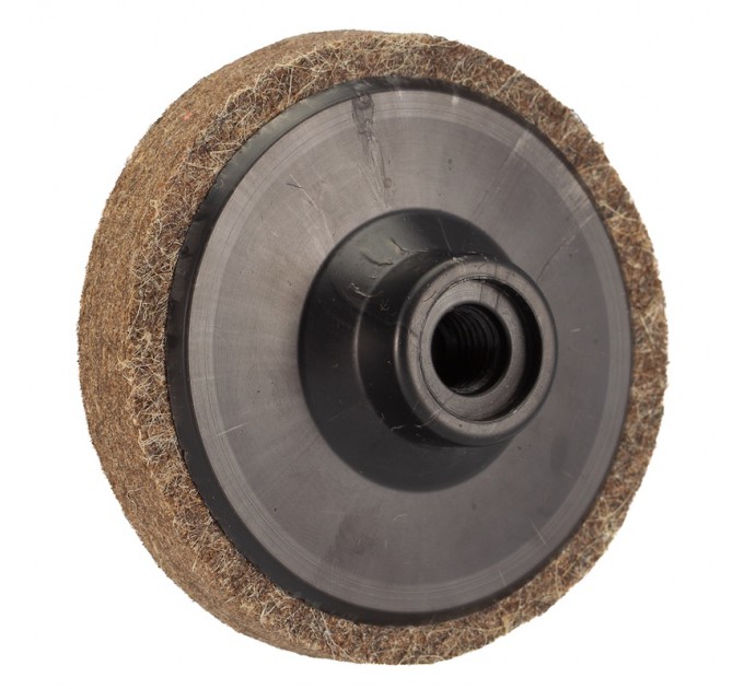Felt circle for angle grinder ⌀100x25mm M14 hard