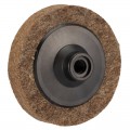 Felt circle for angle grinder ⌀125x25mm M14 soft