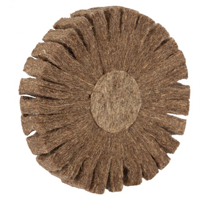Felt circle for angle grinder ⌀150x25mm M14 petal
