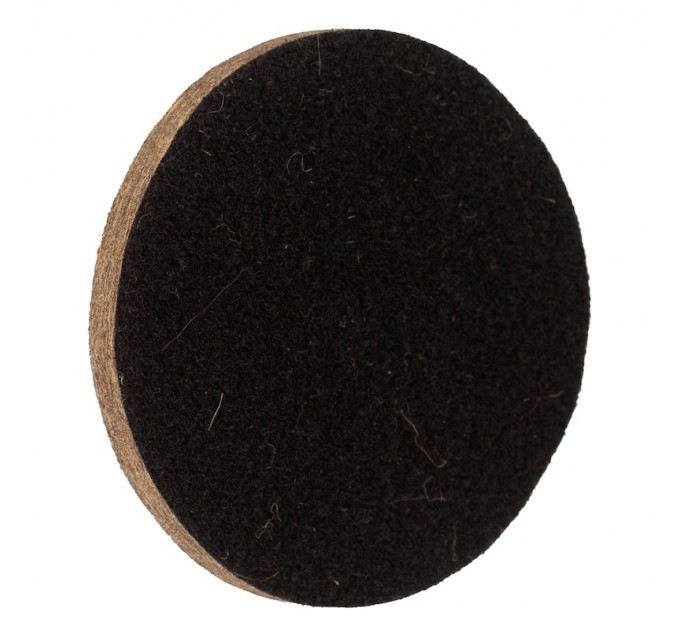 Felt circle with velcro ⌀125x10mm soft