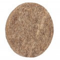 Felt circle with Velcro ⌀125x10mm hard
