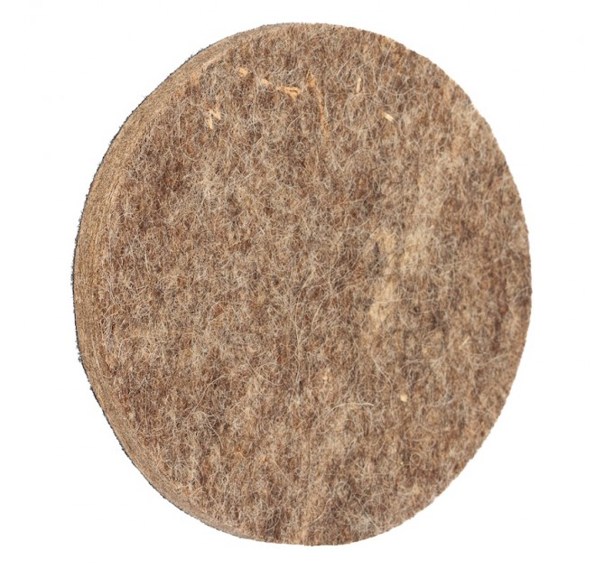 Felt circle with velcro ⌀125x10mm soft